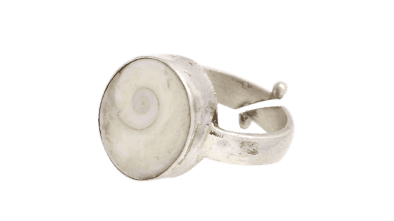 Silver Gomti Chakra Ring – 100% Original Natural Charm - Aemorio