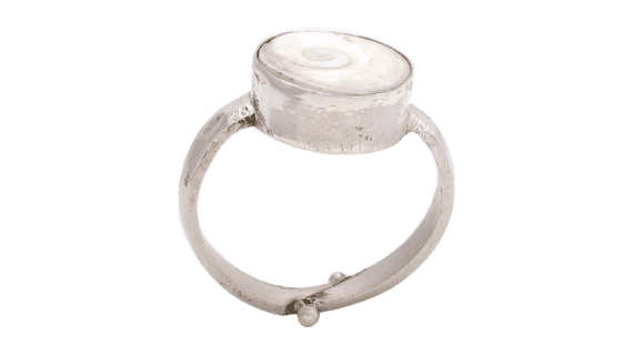 Silver Gomti Chakra Ring – 100% Original Natural Charm - Aemorio