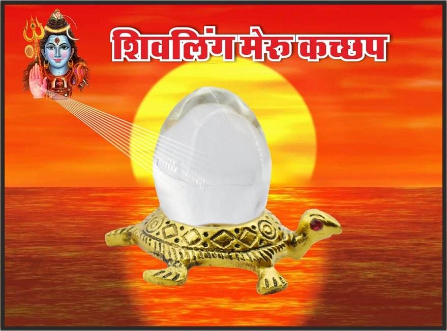 Aemorio Golden Lingam Kachua Yantra - For Vastu Dosh & Health - Aemorio