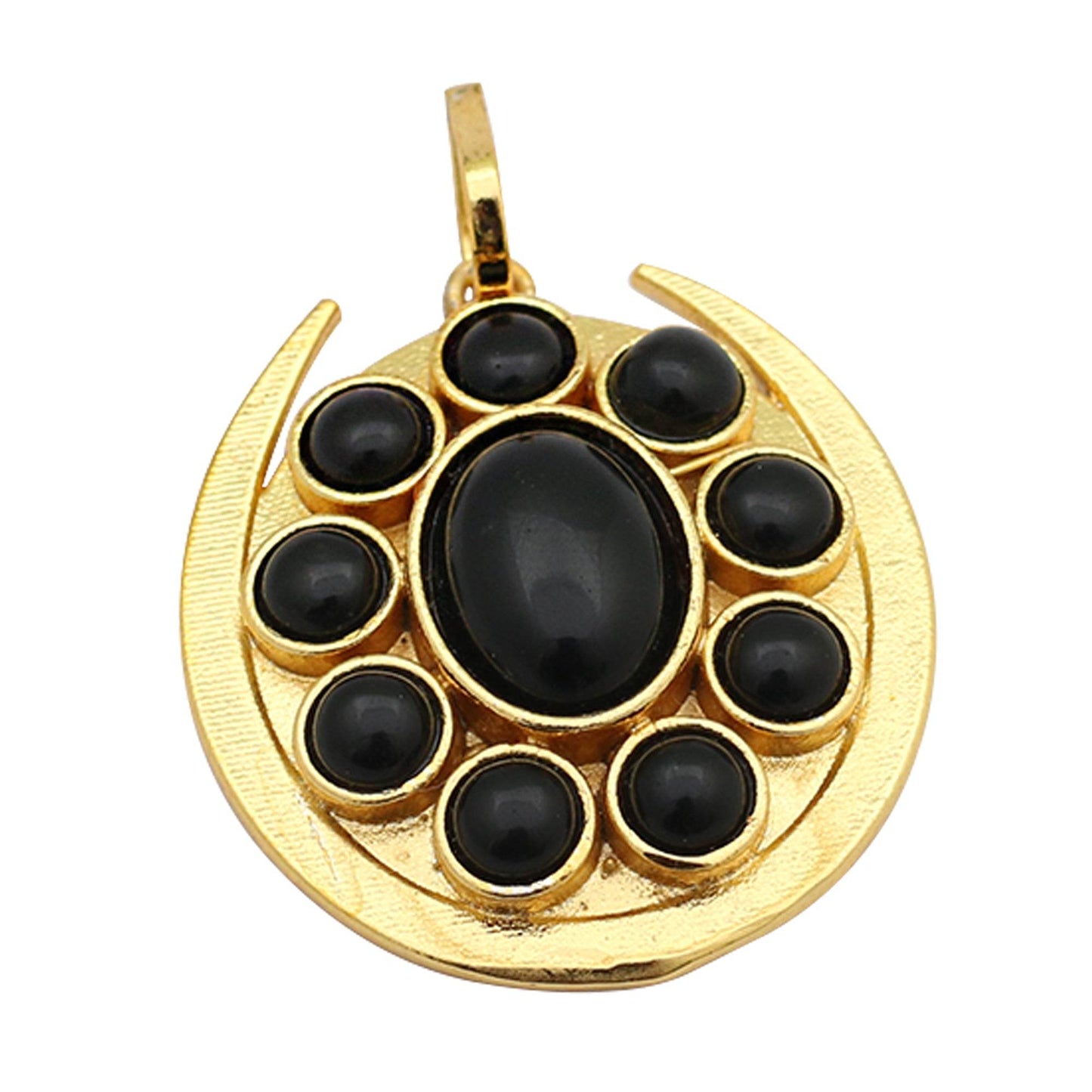 Shani Kawach Nazar Stone Pendant for Unisex - Aemorio