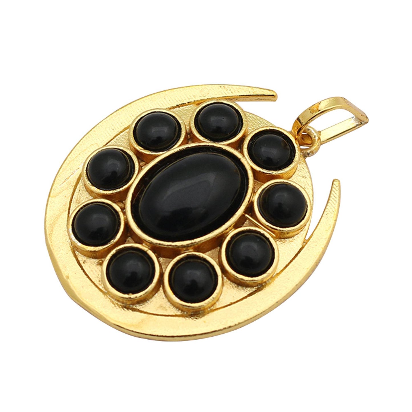 Shani Kawach Nazar Stone Pendant for Unisex - Aemorio