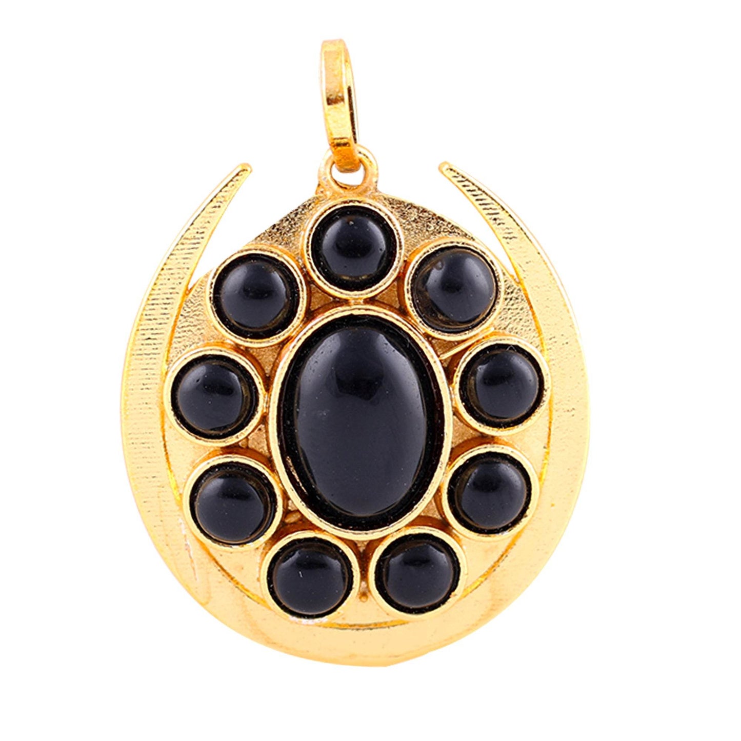 Shani Kawach Nazar Stone Pendant for Unisex - Aemorio