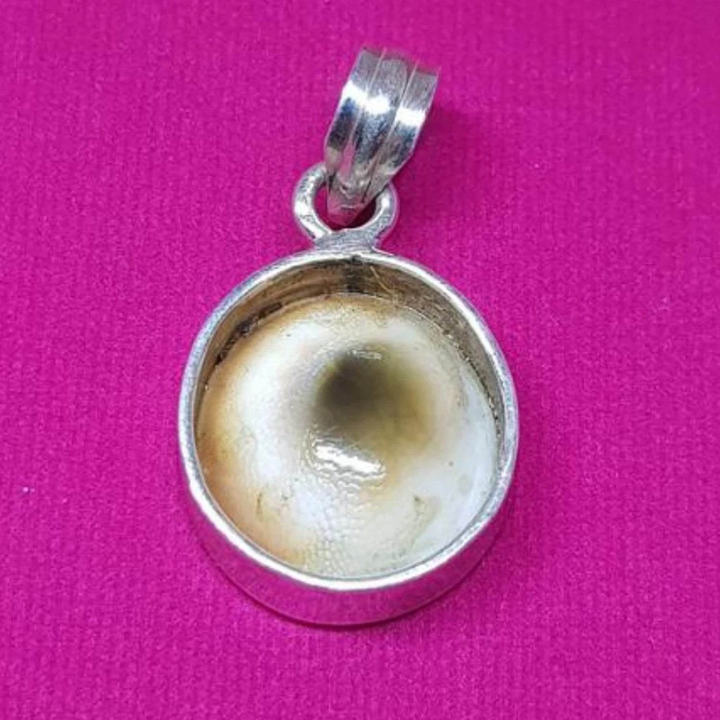 Silver Gomti Chakra Pendant for Wealth & Protection - Aemorio