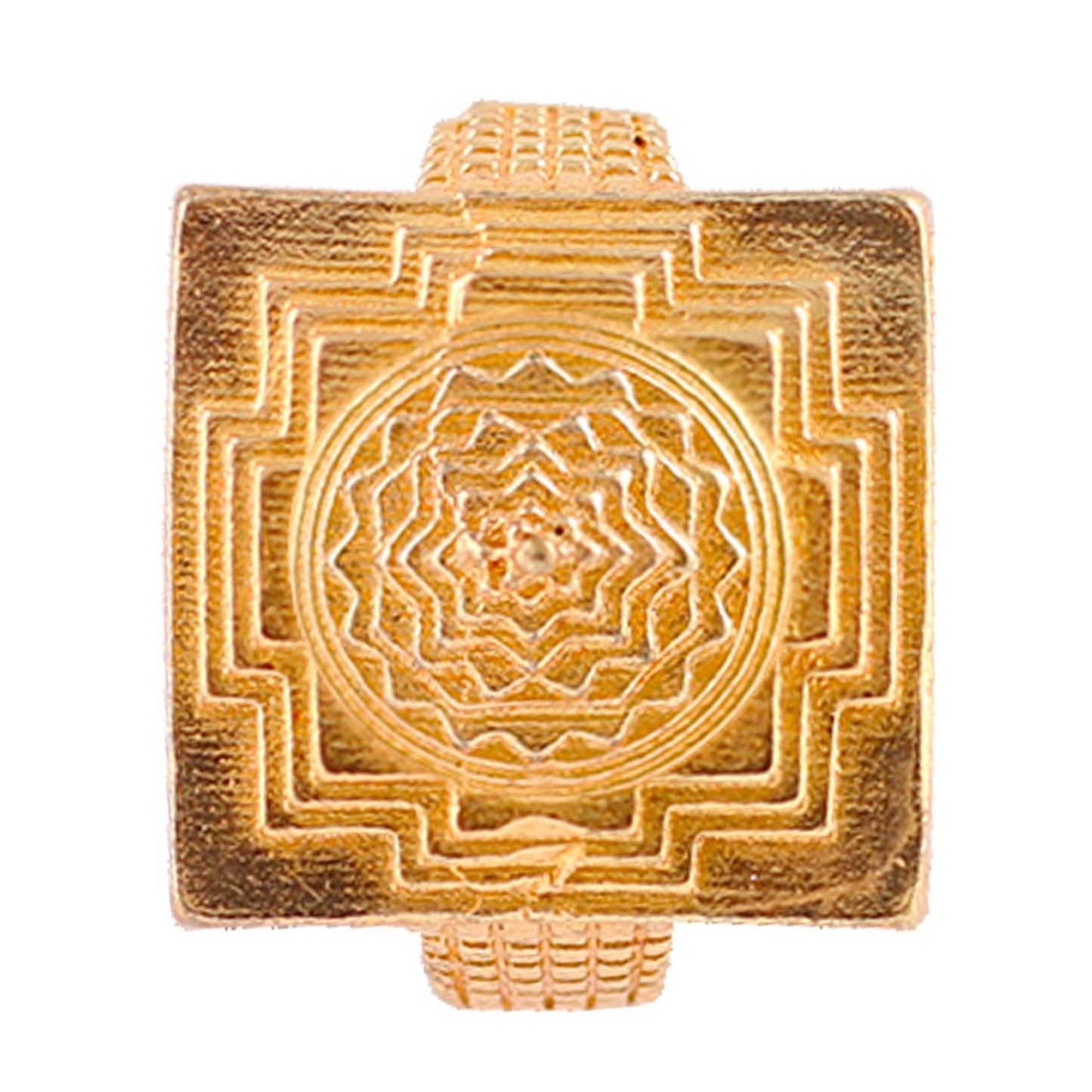 Meru Shri Yantra Ring in Panchdhatu - Blessing of Lakshmi - Aemorio