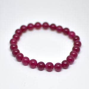 Red Agate Stone Beads Healing Bracelet - Aemorio