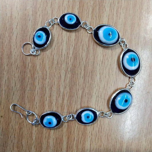 Evil Eye Bracelet (Nazar Suraksha) - Protection and Good Luck - Aemorio