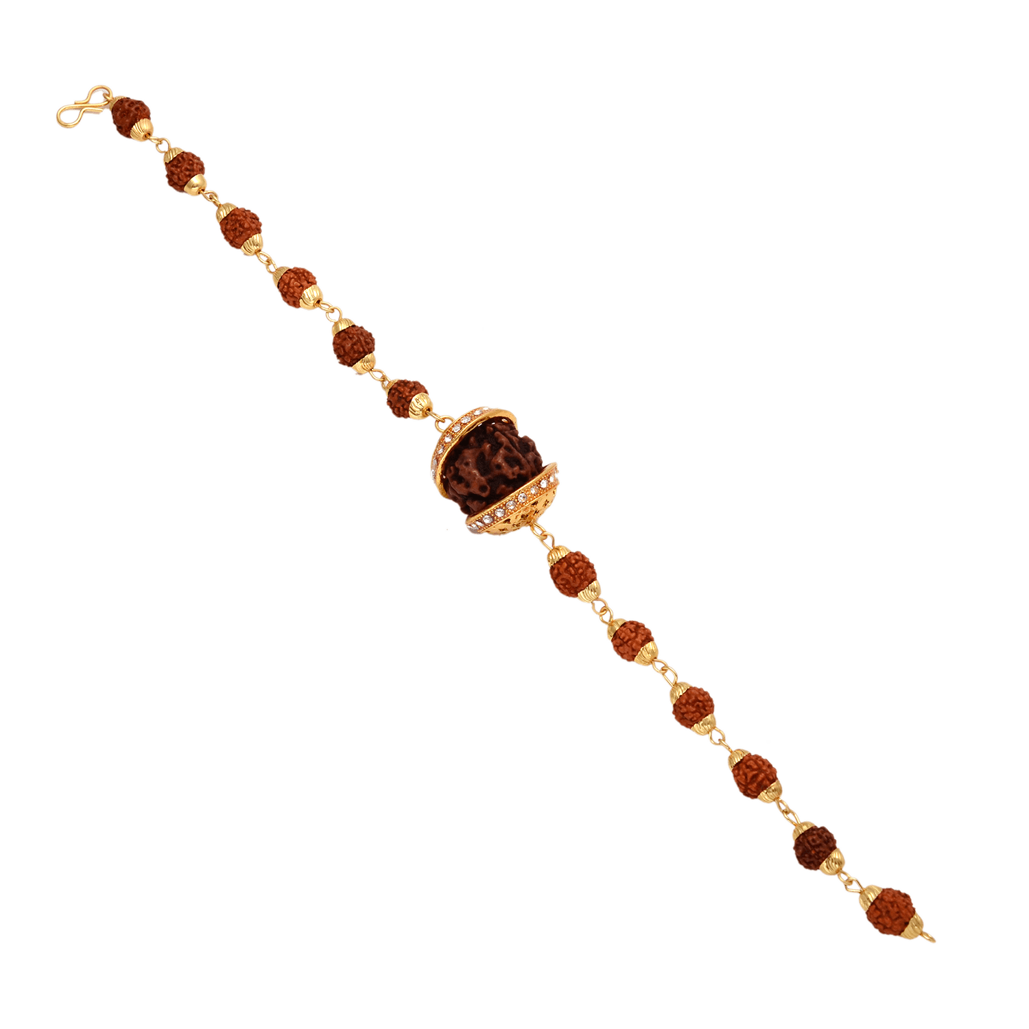 5 Face Rudraksha Bracelet - Original Rudraksha from Nepal - Aemorio