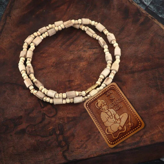 🕉️ Bageshwar Dham Hanuman Ji Tulsi Mala – Spiritual Power in Every Bead - Aemorio