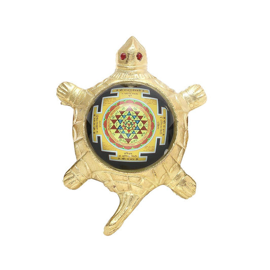 Tortoise/Kachua Shri Yantra with 3D - Protection & Prosperity - Aemorio