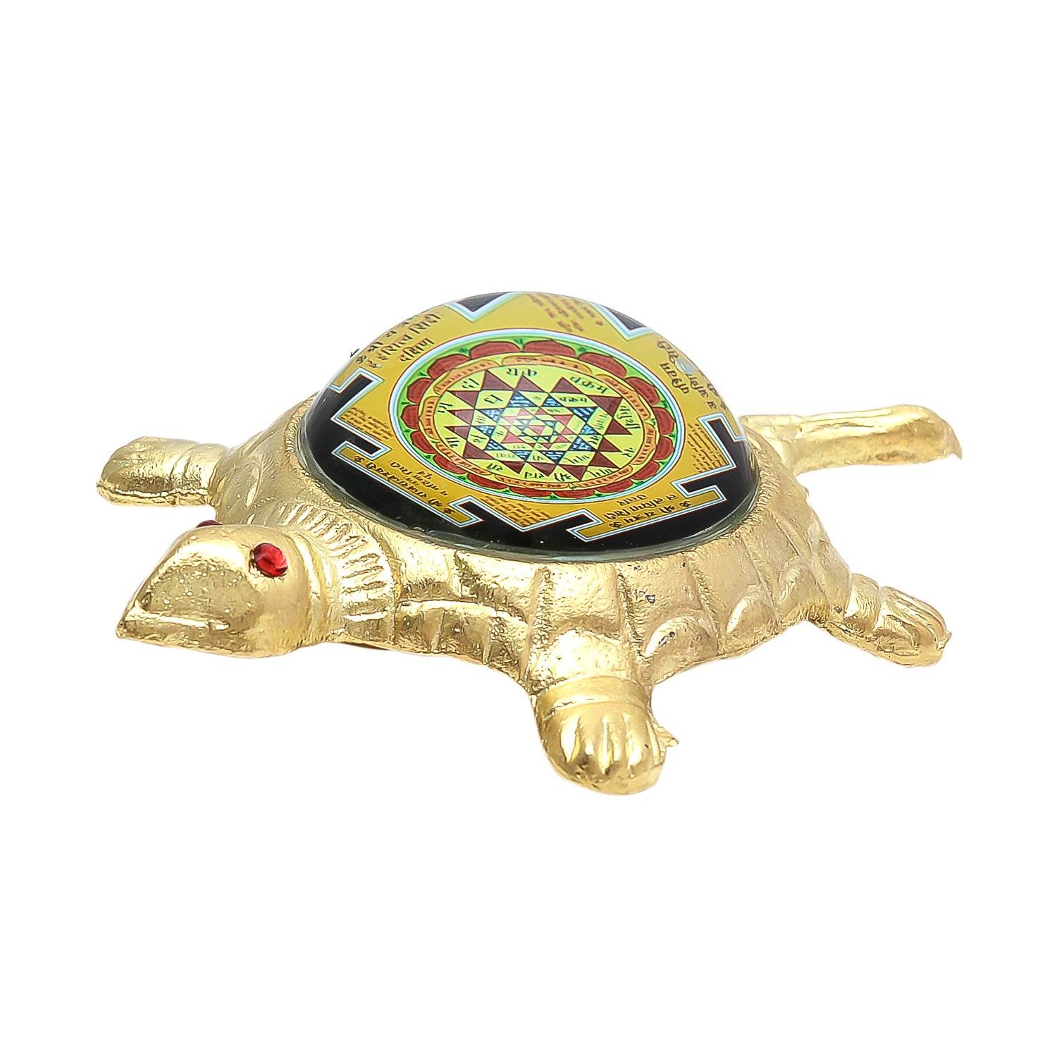 Tortoise/Kachua Shri Yantra with 3D - Protection & Prosperity - Aemorio