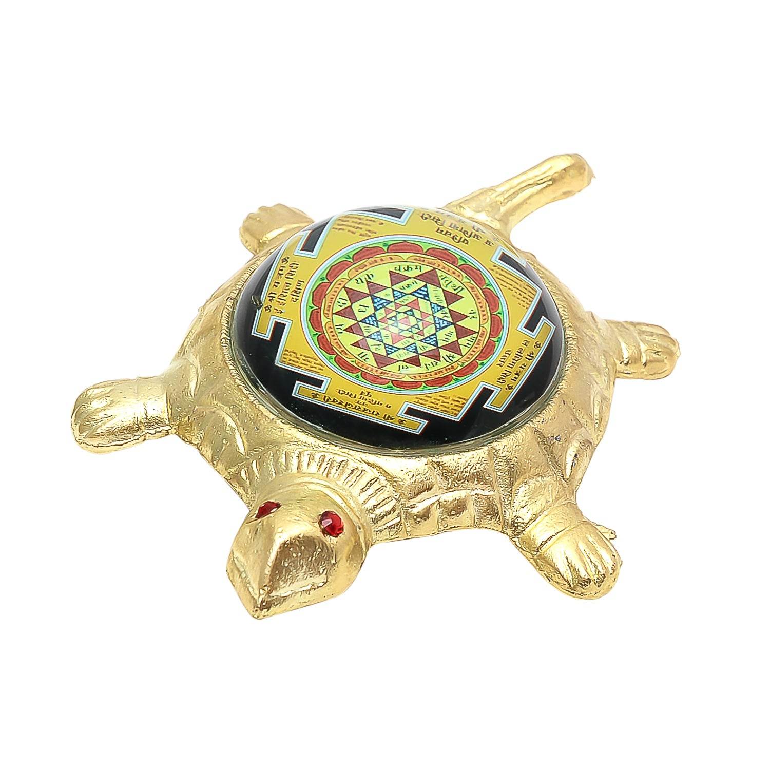 Tortoise/Kachua Shri Yantra with 3D - Protection & Prosperity - Aemorio
