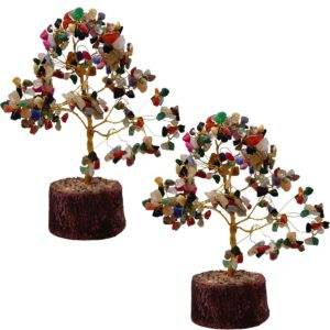7 Chakra Tree Crystal Stone Bead for Reiki Healing & Prosperity - Aemorio