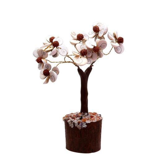 Gomti Chakra Tree with 54 Beads Rudraksha – Spiritual Blessings - Aemorio