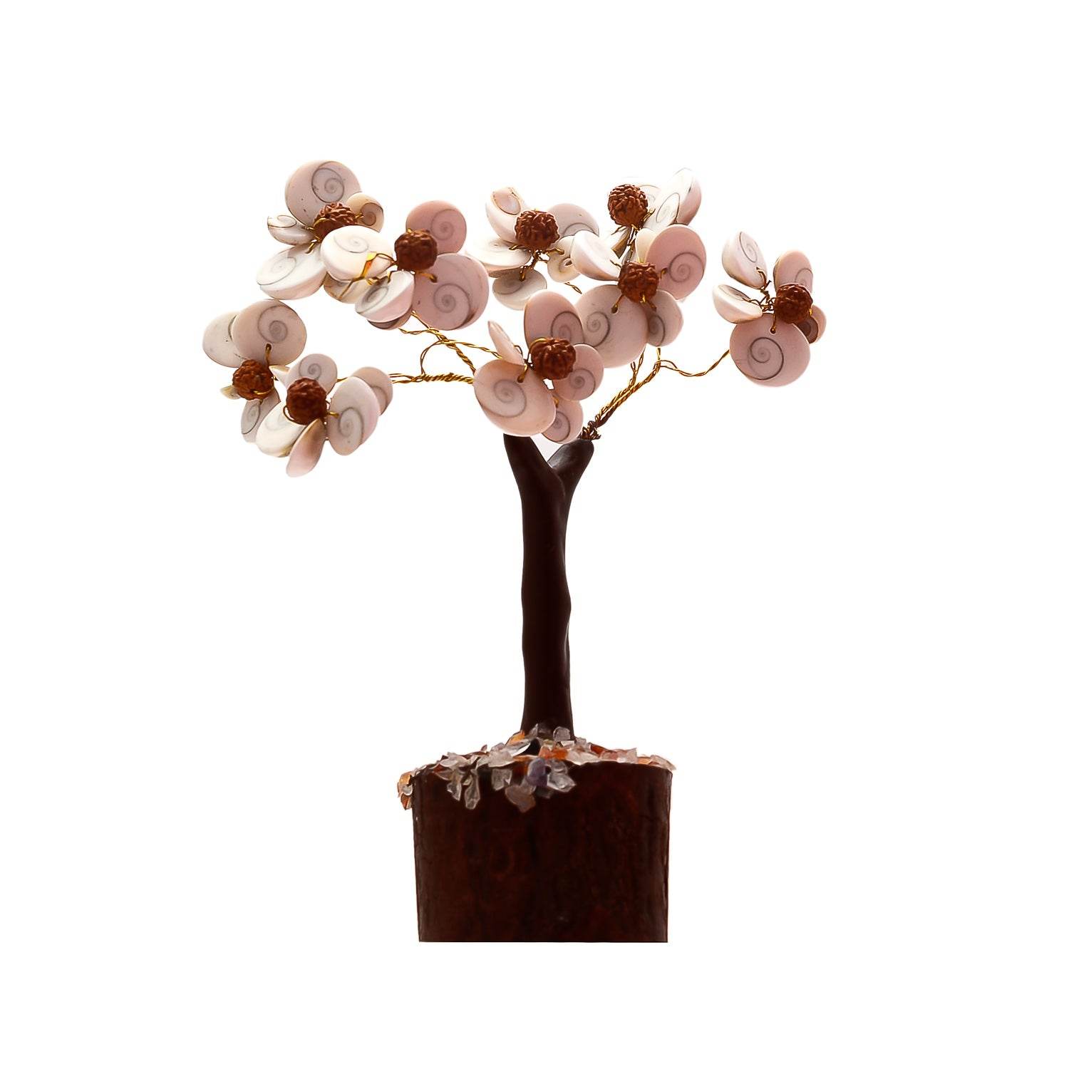 Gomti Chakra Tree with 54 Beads Rudraksha – Spiritual Blessings - Aemorio
