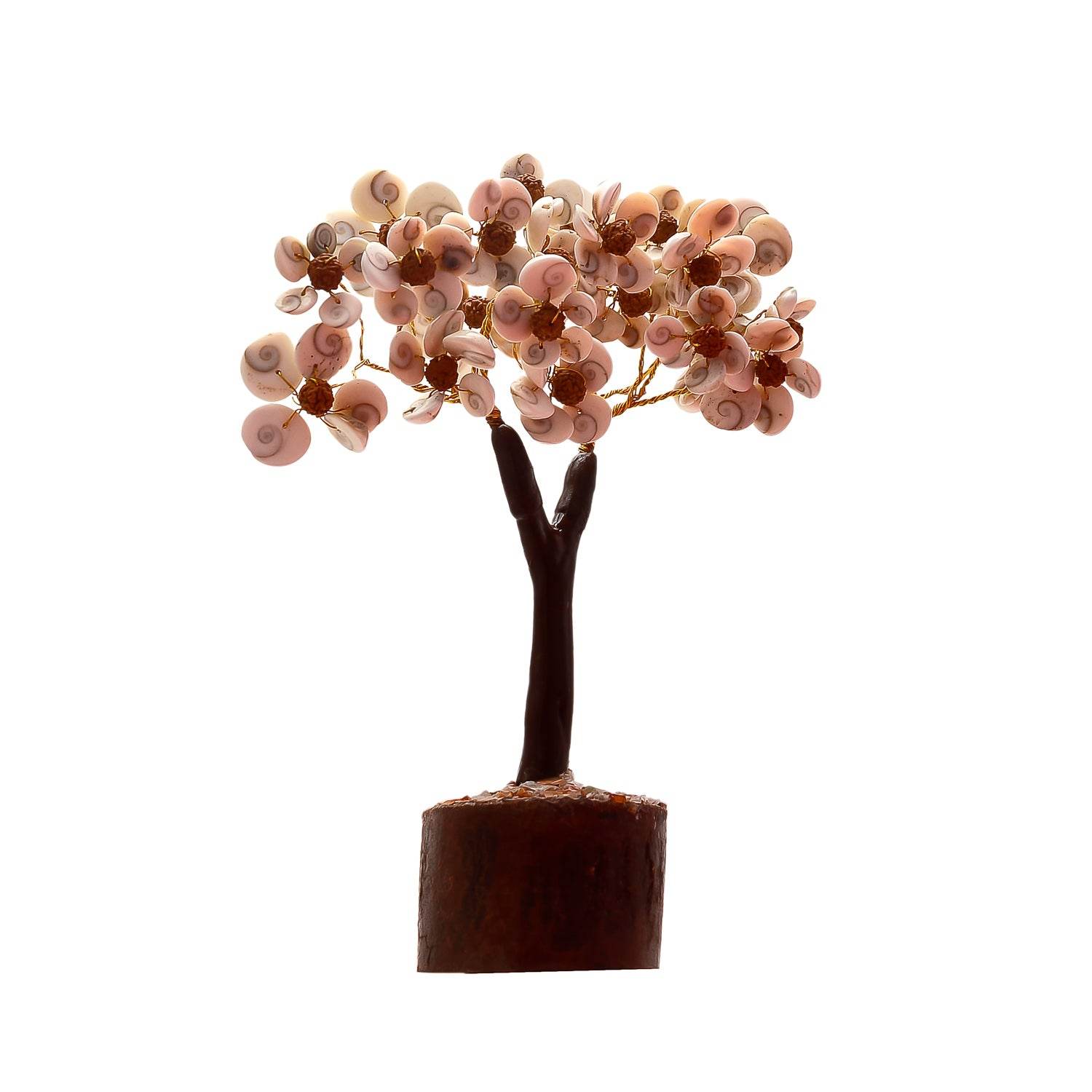Gomti Chakra Tree with 150 Beads Rudraksha - Multicolour, Healing - Aemorio