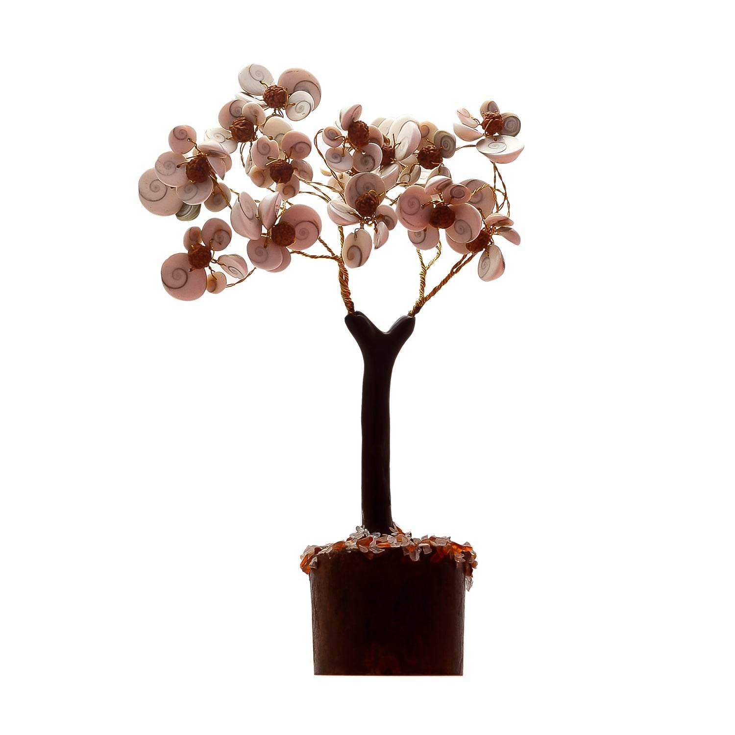 Gomti Chakra Tree with 102 Beads Rudraksha - Multicolour, Spiritual - Aemorio