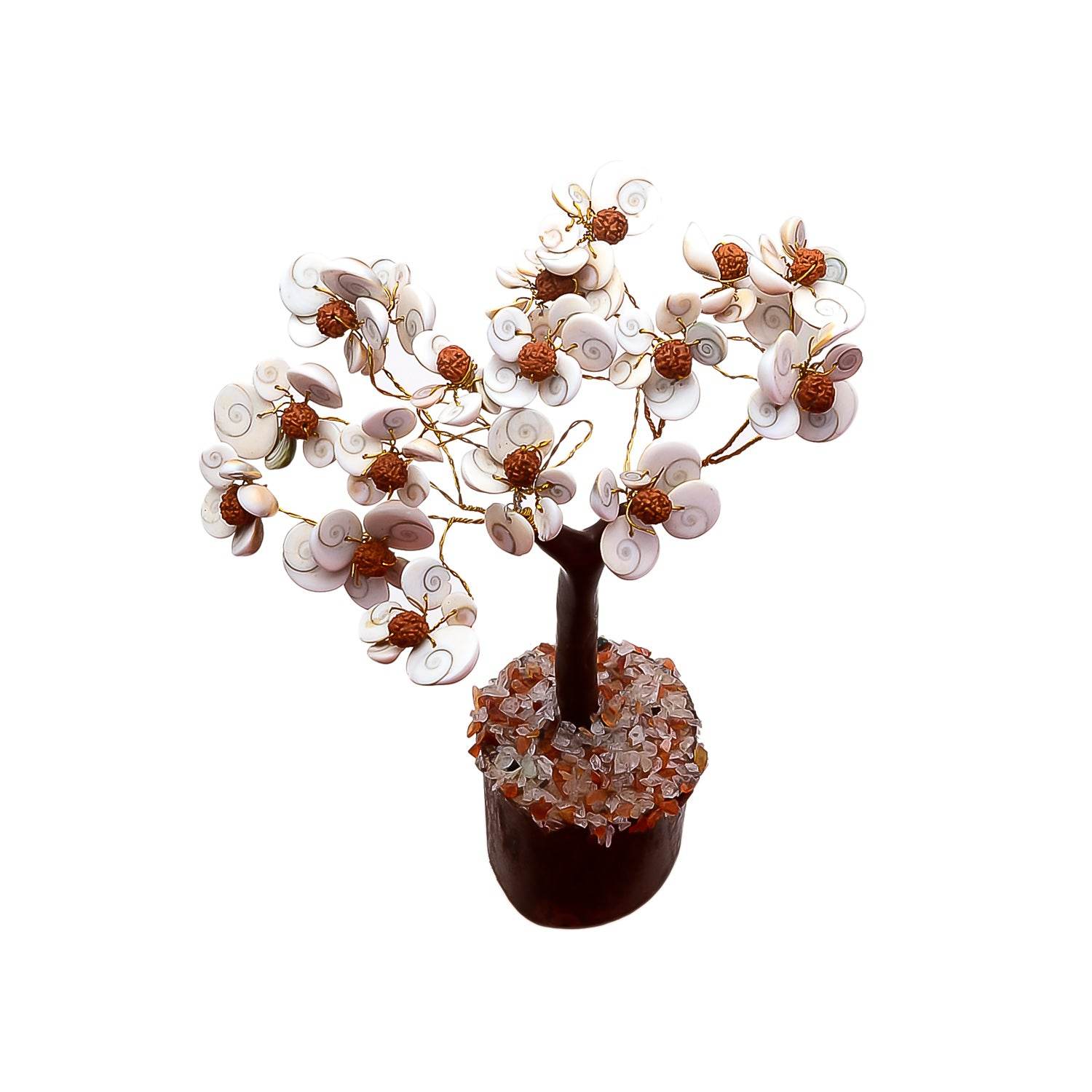 Gomti Chakra Tree with 102 Beads Rudraksha - Multicolour, Spiritual - Aemorio