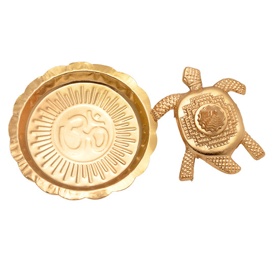 Vastu Meru Yantra/Shree Yantra Tortoise Set – Prosperity & Health - Aemorio