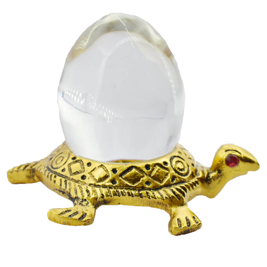 Aemorio Golden Lingam Kachua Yantra - For Vastu Dosh & Health - Aemorio