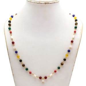 6mm Agate Beads Navratana Mala - Blessing & Healing Bracelet - Aemorio