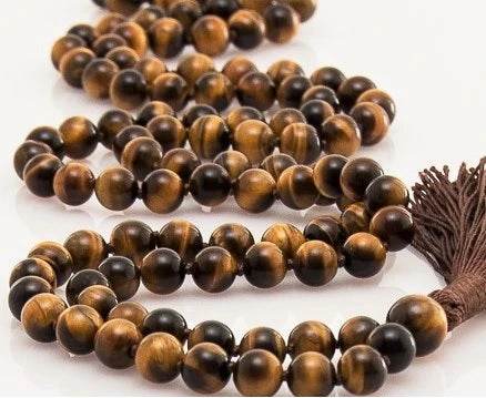 Buy Tiger Eye Mala - Original Bead Stone 6mm - Aemorio