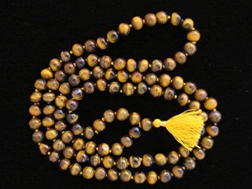 Buy Tiger Eye Mala - Original Bead Stone 6mm - Aemorio
