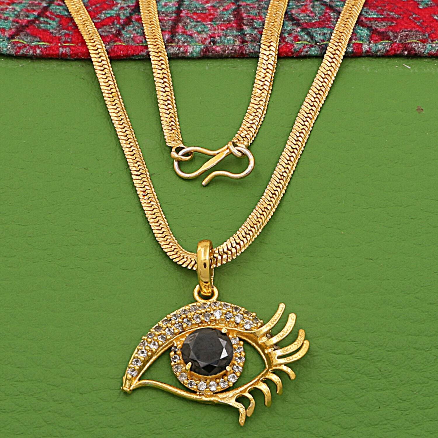 Evil Eye Protection Pendant - Lucky Charm for Good Health - Aemorio