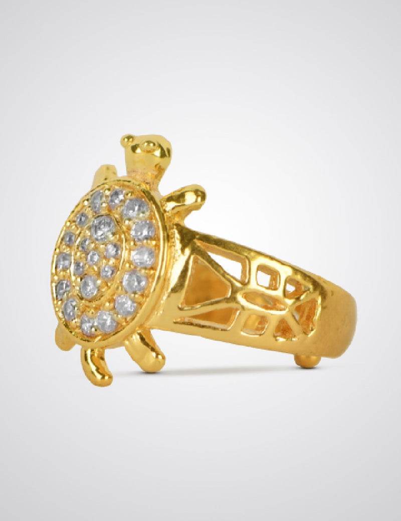 Meru Zircon Tortoise Ring – Healing & Protective Energy - Aemorio