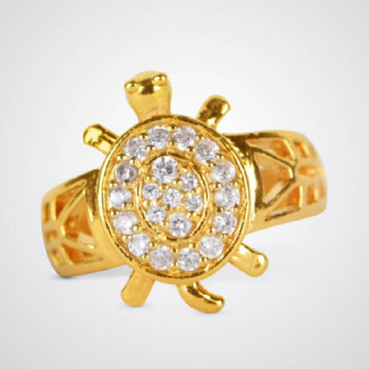 Meru Zircon Tortoise Ring – Healing & Protective Energy - Aemorio