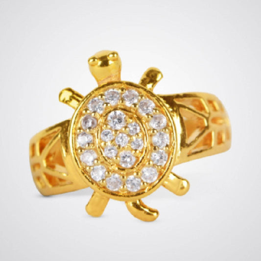 Meru Zircon Tortoise Ring – Healing & Protective Energy - Aemorio