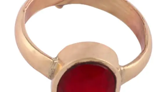 Buy Impon Ruby Stone Ring Manik Original Panchdhatu Ring Design Men's  Astrological Rings Buy Online