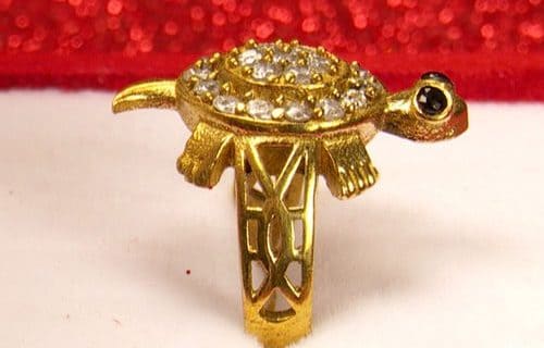Brass Sriyantra ring for wealth , prosperity and success — Devshoppe