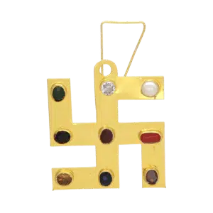 Buy Multi Color Navratan Swastika at Best Price