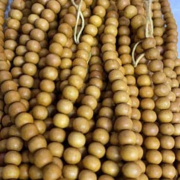 Aemorio Natural Chandan Mala sandalwood mala 8mm size