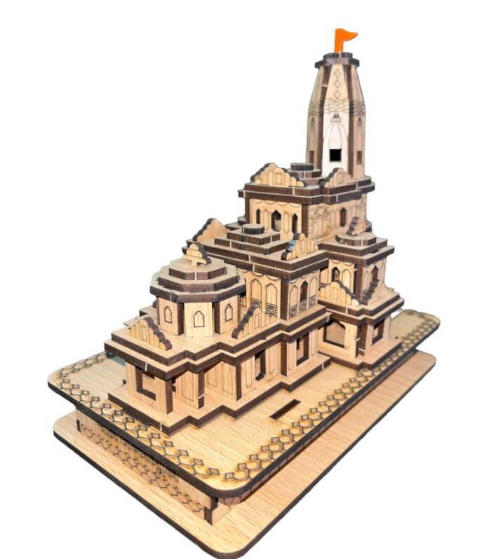 Ram Mandir Temple 3d Model 6.5 inch